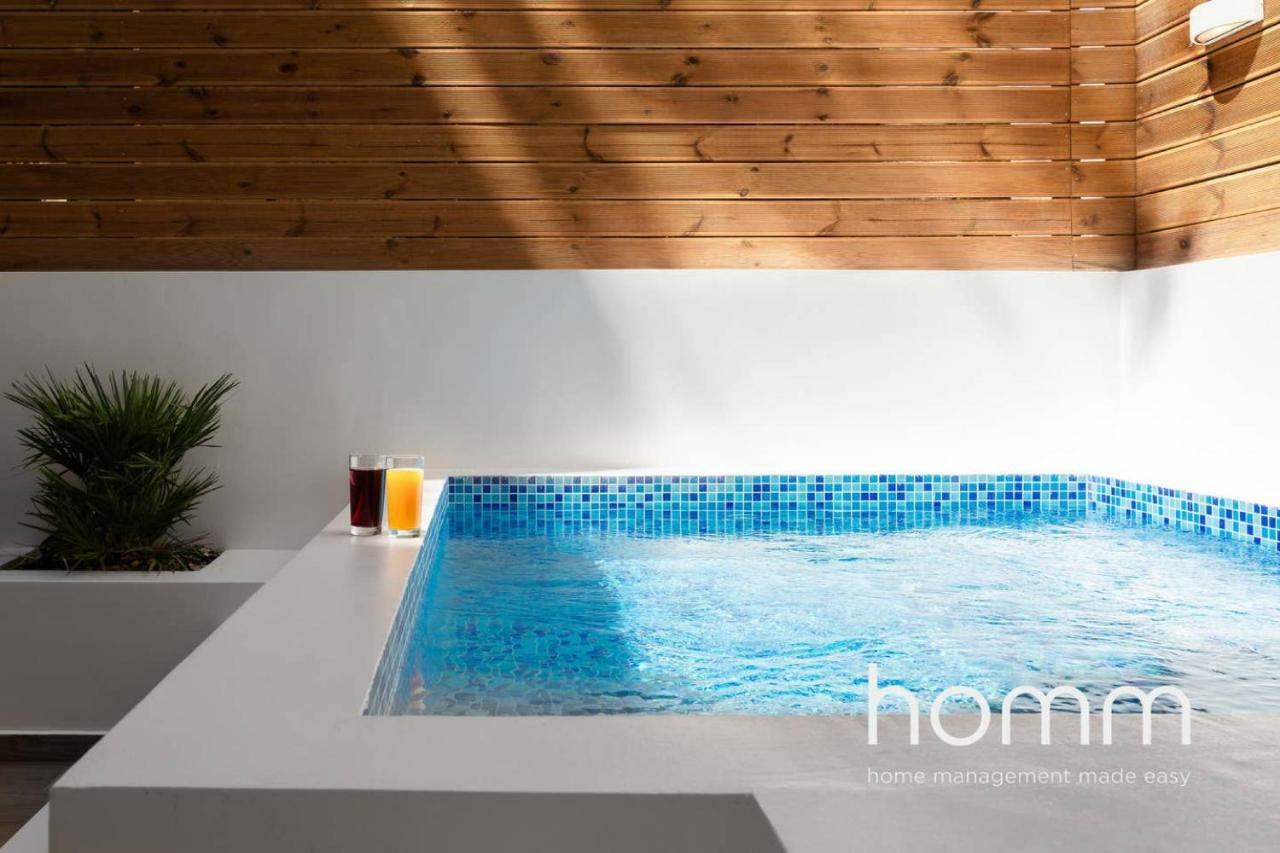 Nemeseos Ground Floor Homm Apartment With Roof Garden And Wading Pool Atena Exterior foto