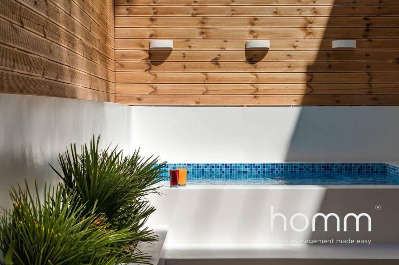 Nemeseos Ground Floor Homm Apartment With Roof Garden And Wading Pool Atena Exterior foto