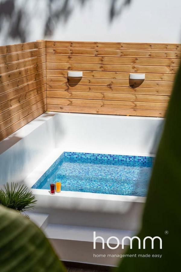 Nemeseos Ground Floor Homm Apartment With Roof Garden And Wading Pool Atena Exterior foto