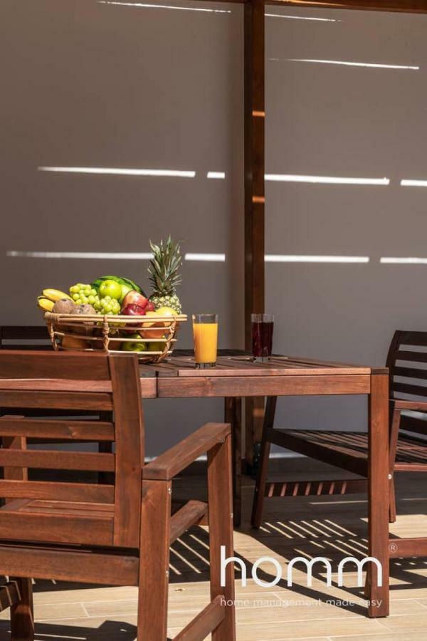 Nemeseos Ground Floor Homm Apartment With Roof Garden And Wading Pool Atena Exterior foto
